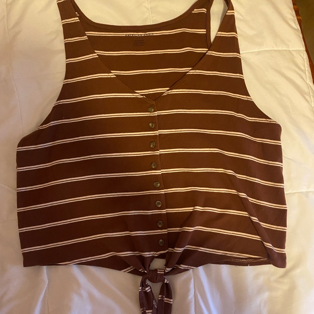 American Eagle Size XL Striped Tank WORN ONCE